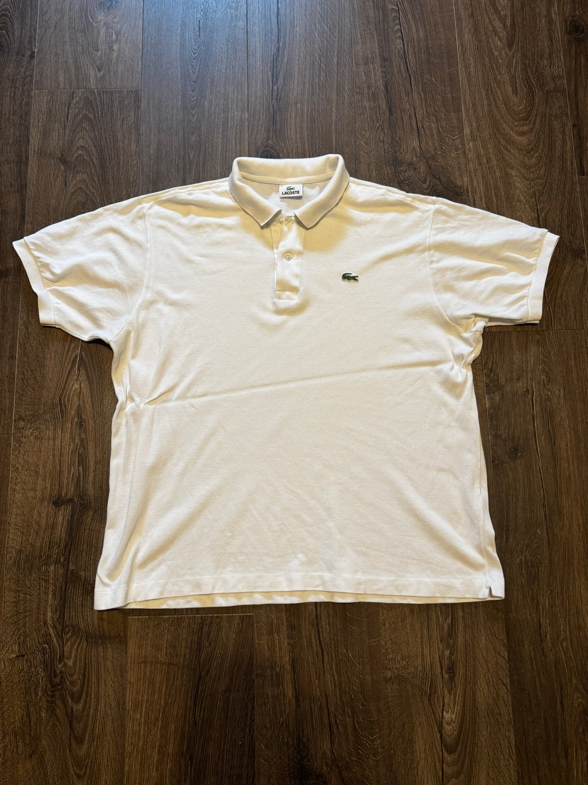 Lacoste Polo (Maat 7), Verzenden, Zo goed als nieuw, Maat 56/58 (XL), Wit