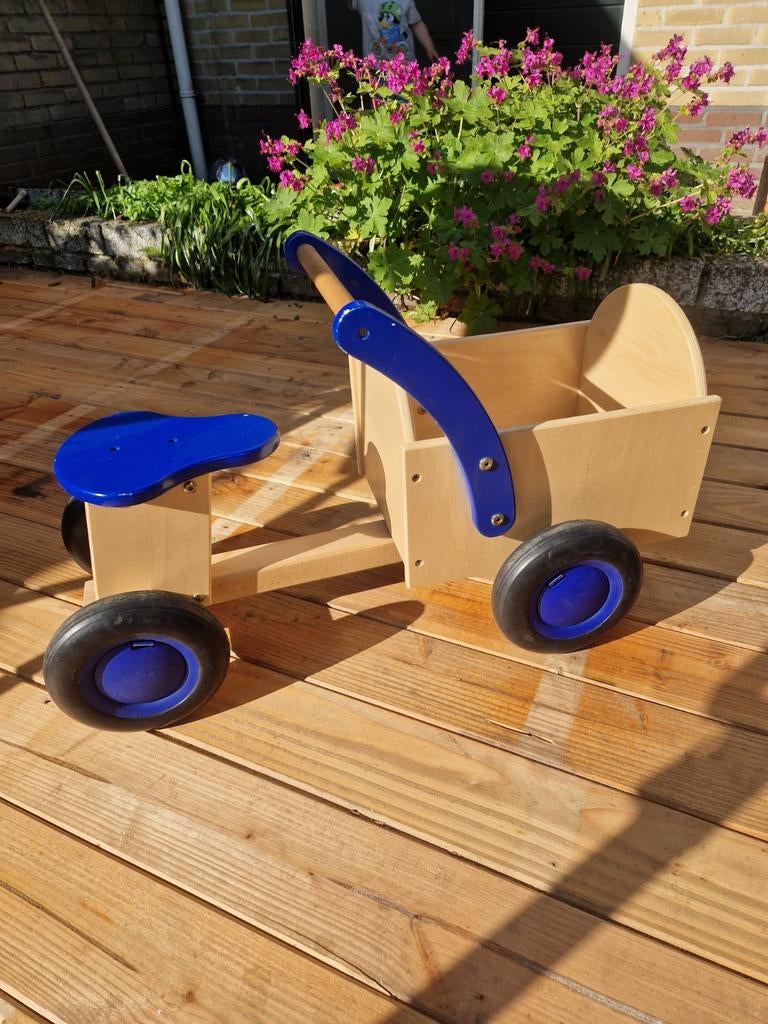 Nieuwe classic toys bakfiets, Ophalen, Zo goed als nieuw, Loopfiets