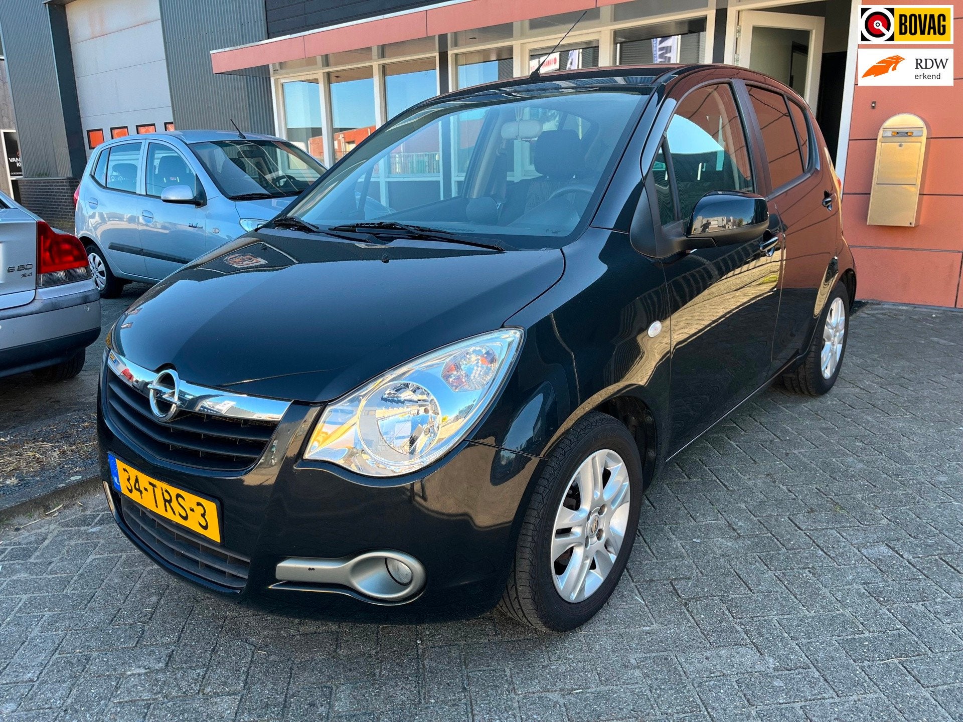 Opel Agila 1.0 Edition airco 57 dkm nap, Auto's, Euro 5, Gebruikt, 31 €/maand, Origineel Nederlands