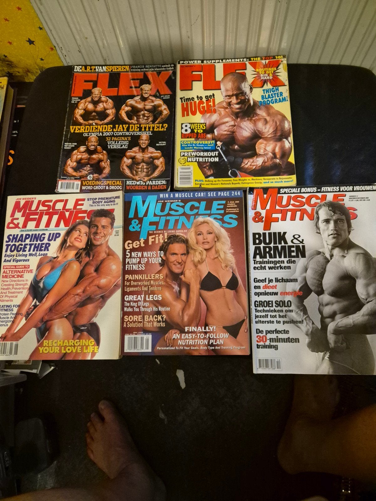 Muscle & Fitness en Flex magazines - diverse jaargangen, Ophalen of Verzenden, Gelezen, Sport en Vrije tijd