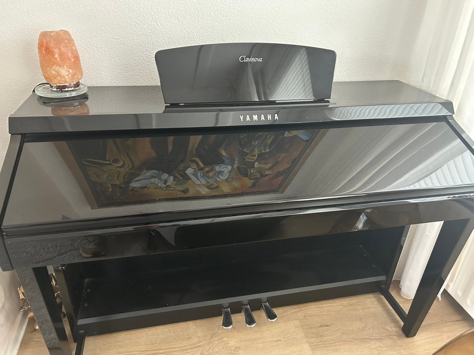Piano, Muziek en Instrumenten, Ophalen of Verzenden, Zo goed als nieuw, Zwart