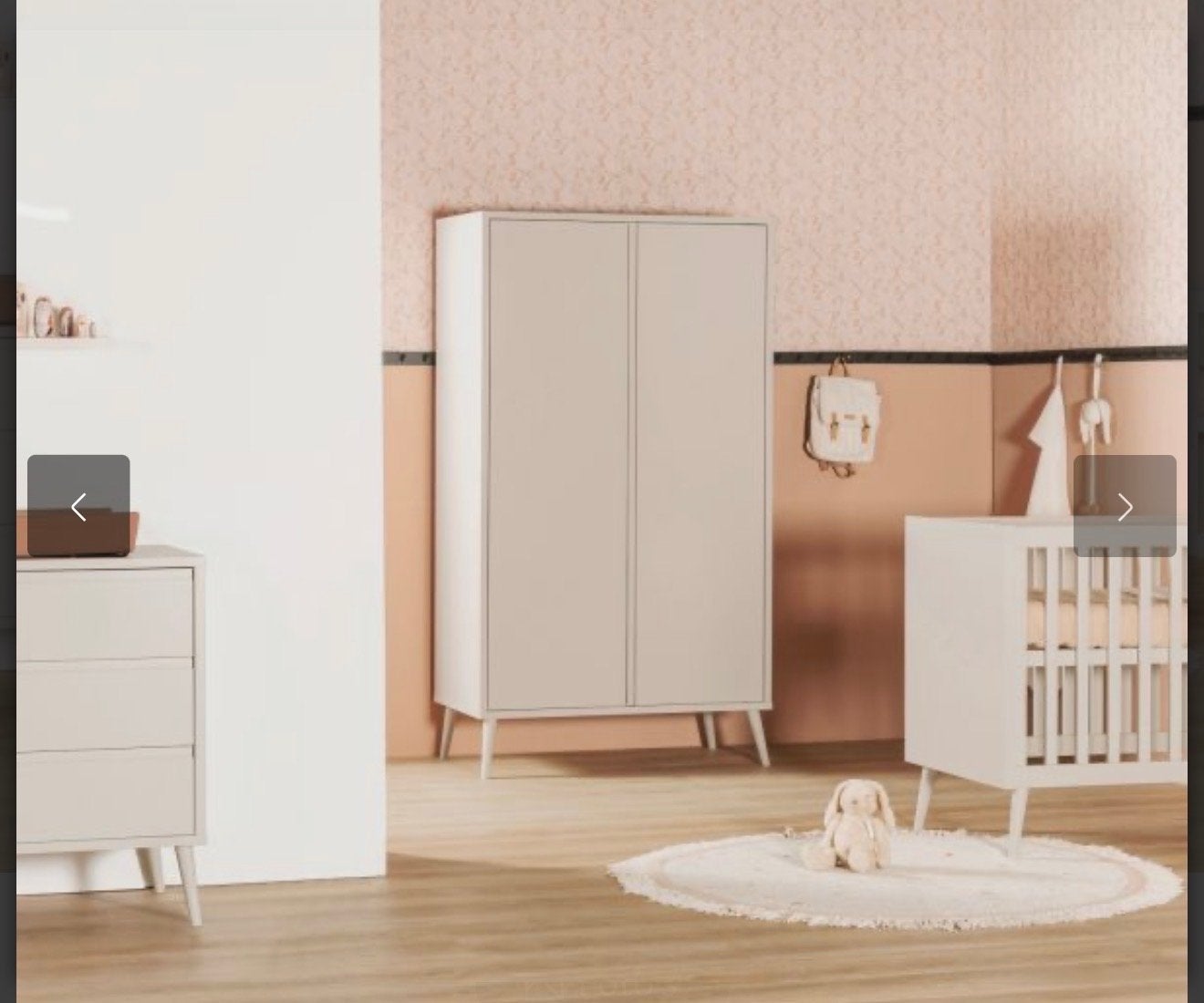Complete Babykamer: Ledikant, Commode en Kledingkast, Ophalen of Verzenden, Zo goed als nieuw, Ledikant