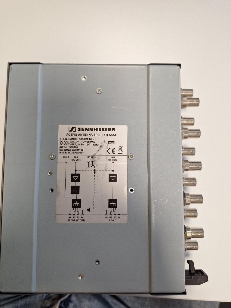 Sennheiser antenne splitter ASA 1, Ophalen of Verzenden, Zo goed als nieuw, Overige typen