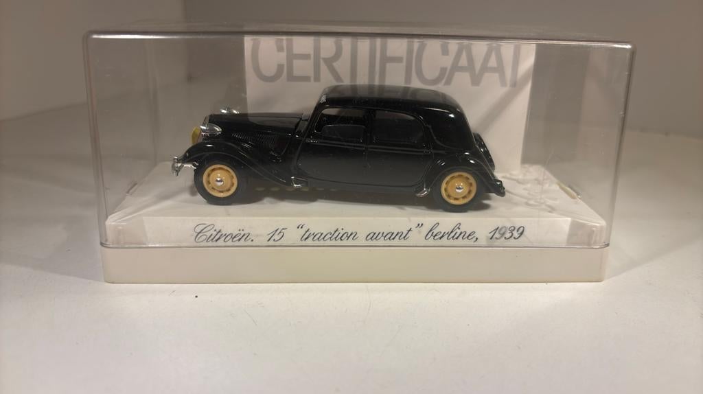 Citroen 15 avant berline 1939 solido 1.43, Auto, Solido, Ophalen of Verzenden, A