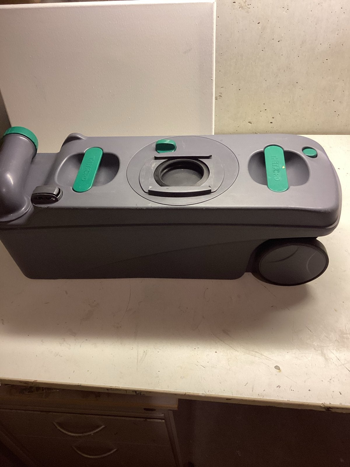 Thetford Toiletcassette Camper/Caravan (lang model), Ophalen, Gebruikt