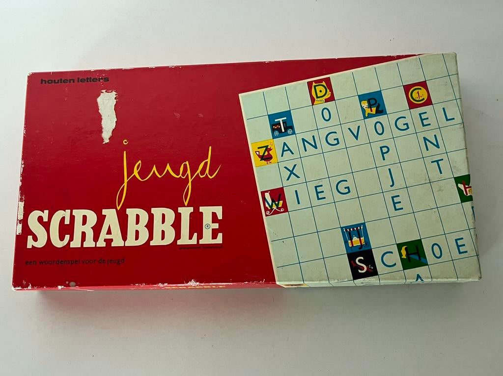 Jeugd scrabble, Hobby en Vrije tijd, Ophalen of Verzenden, Zo goed als nieuw