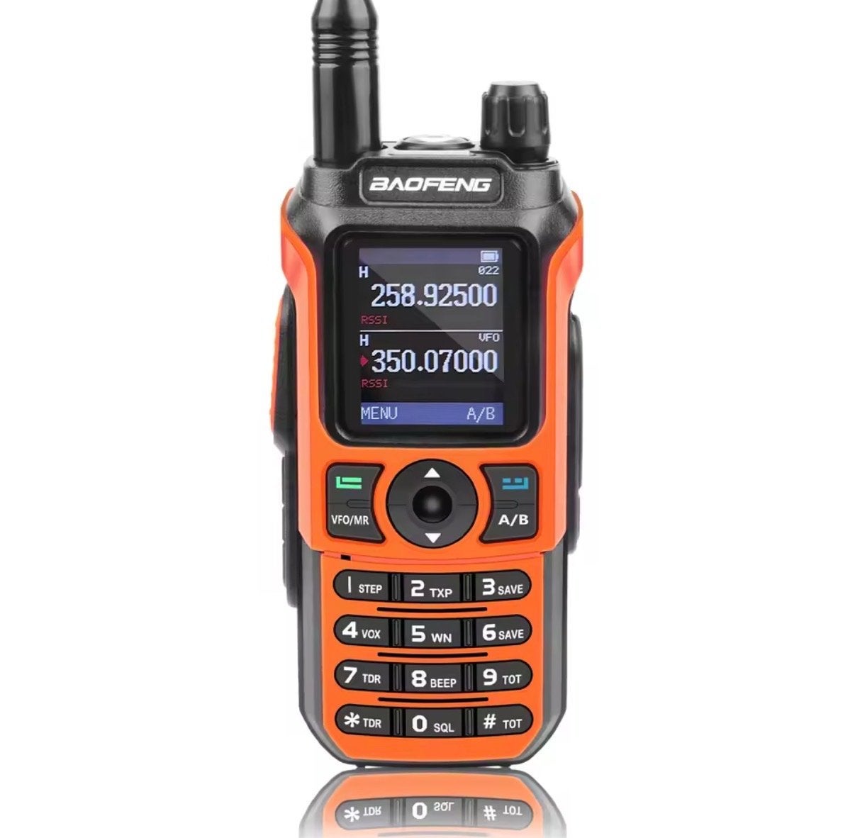 Baofeng Portofoon - Oranje Walkie-Talkie met Display, Ophalen, Gebruikt, X, Met broekklem