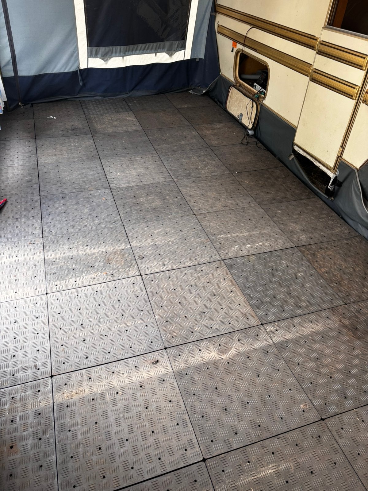 Vloertegels caravan, Ophalen, Gebruikt, Kunststof
