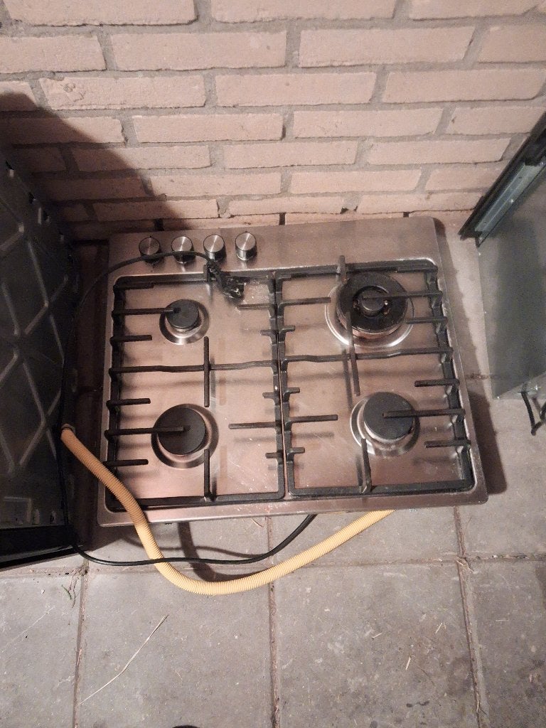 Ikea Kookplaat vierpits gas, Witgoed en Apparatuur, Ophalen, Inbouw, Gas, 4 kookzones