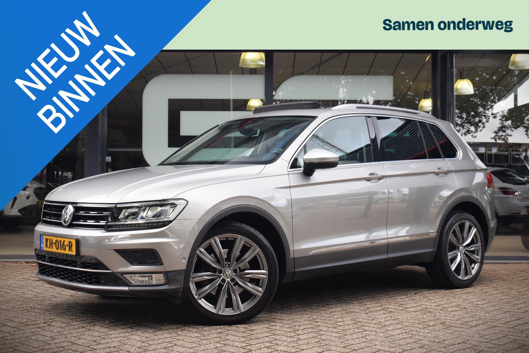 Volkswagen Tiguan 2.0 TSI 4Motion Highline |TREKHAAK|PANO|CA, Auto's, Automaat, Gebruikt, Euro 6, 4 cilinders