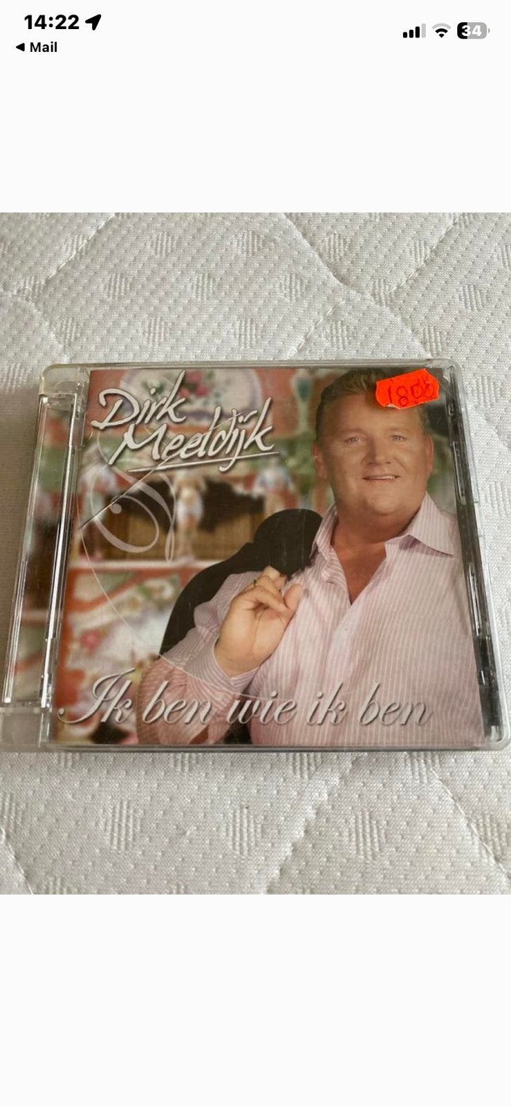 Dirk Meeldijk - Ik ben wie ik ben CD, Ophalen of Verzenden, Gebruikt, Levenslied of Smartlap