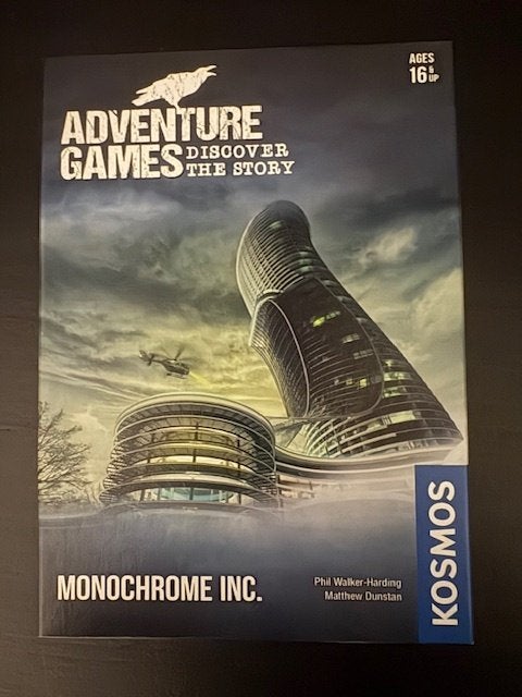 Escape room spel: Adventure Games, Monochrome inc., Een of twee spelers, Ophalen of Verzenden, Zo goed als nieuw, Kosmos, 999 games