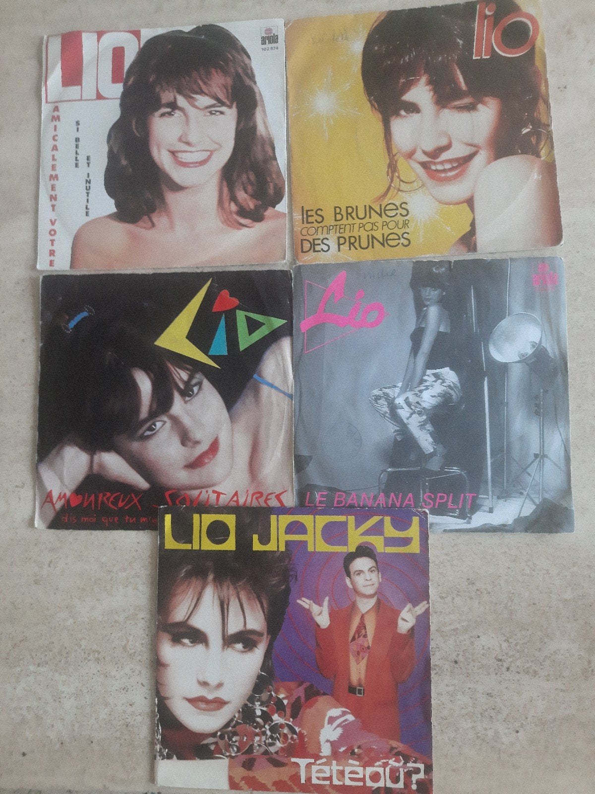 6x vinyl singels van LIO, Ophalen of Verzenden