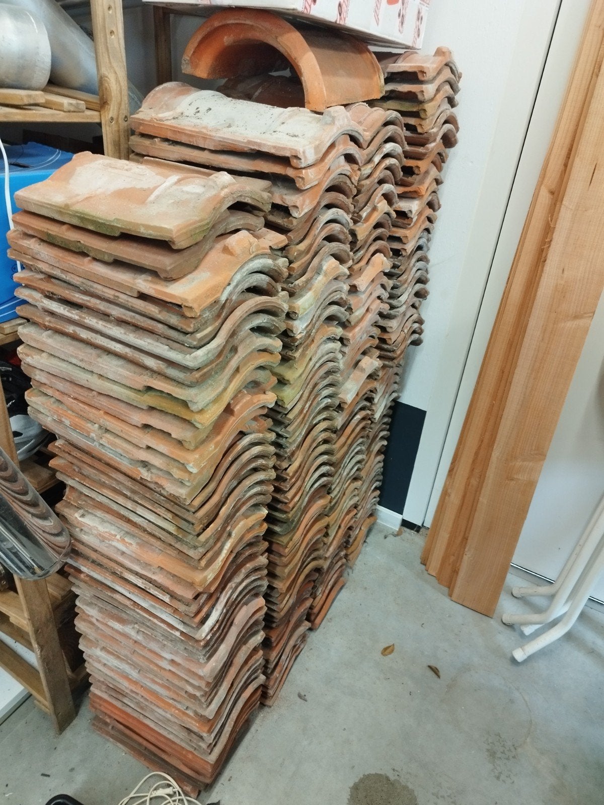 Dakpannen Rood, Doe-het-zelf en Verbouw, Dakpannen en Dakbedekking, Ophalen, Steen of Klei, 15 m² of meer, Dakpannen