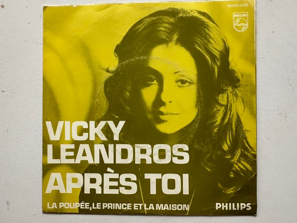 Vicky Leandros - Après Toi (Eurovision 1972) Single, Cd's en Dvd's, Vinyl Singles, Ophalen of Verzenden