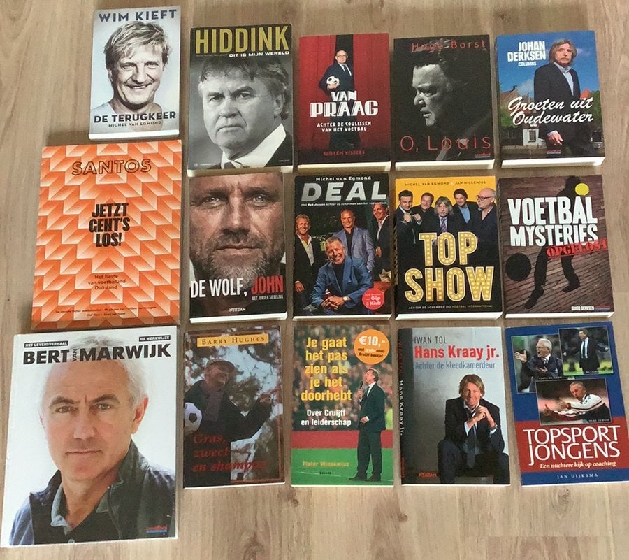 Biografie voetbal, Boeken, Ophalen, Zo goed als nieuw, Balsport