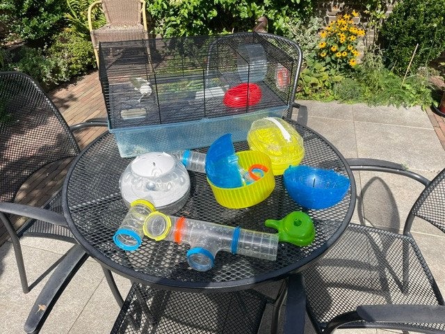 Hamsterkooi, Kooi, Minder dan 75 cm, Zo goed als nieuw, Muis