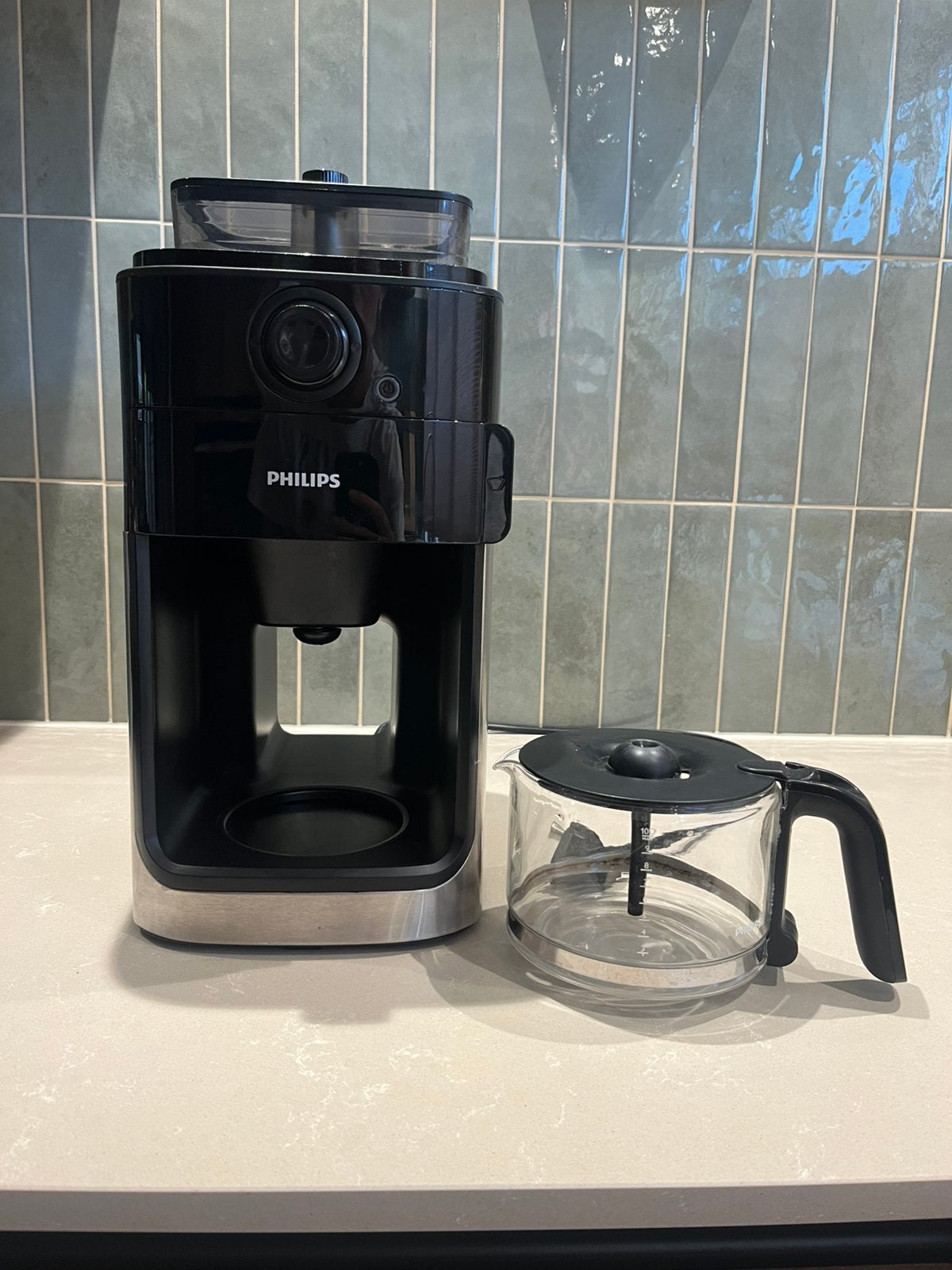 Philips Grind & Brew koffiezetapparaat, Ophalen, Gebruikt, Koffiemachine, Gemalen koffie