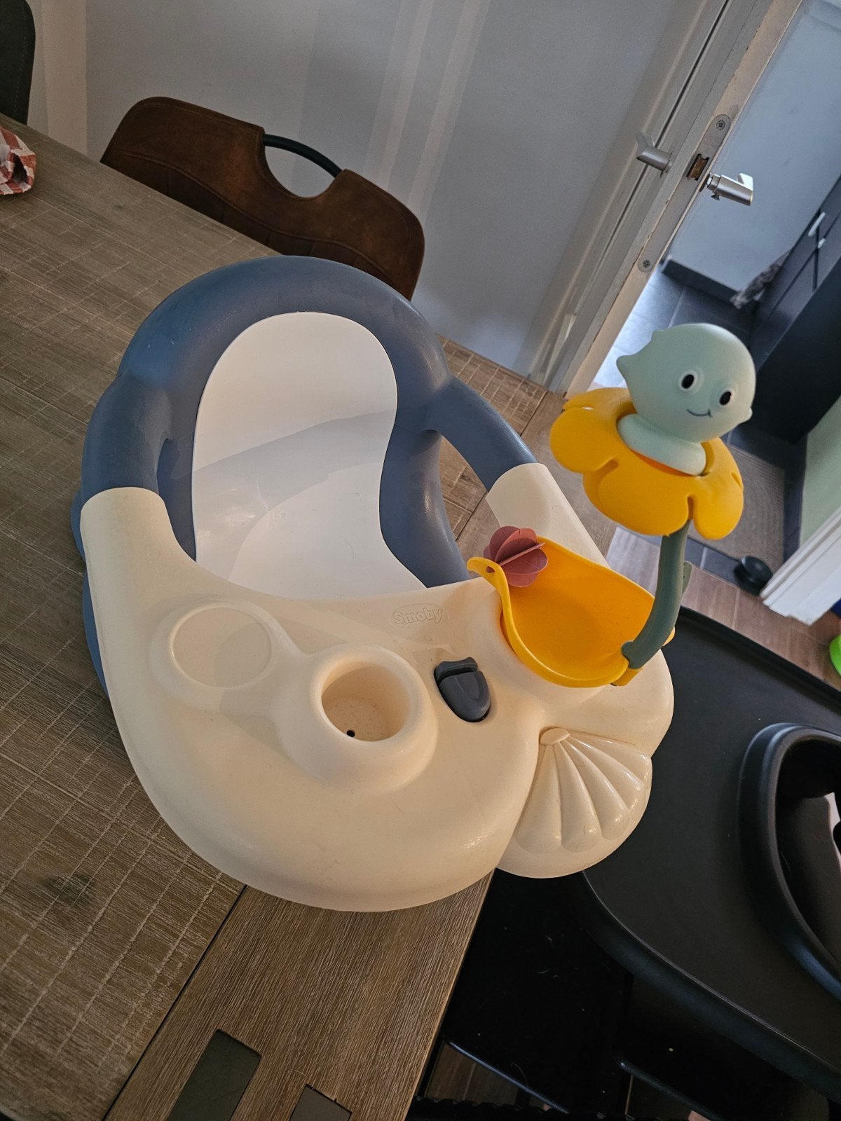 Smoby badzitje met speelgoed, Ophalen of Verzenden, Gebruikt, Badzitje of Badring, Overige merken