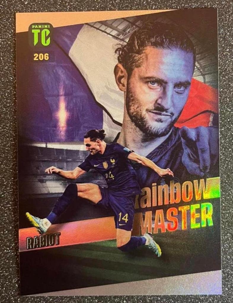 Panini Top Class 2023    RAINBOW MASTER    RABIOT    FRANCE, Verzenden, Zo goed als nieuw, Plaatje