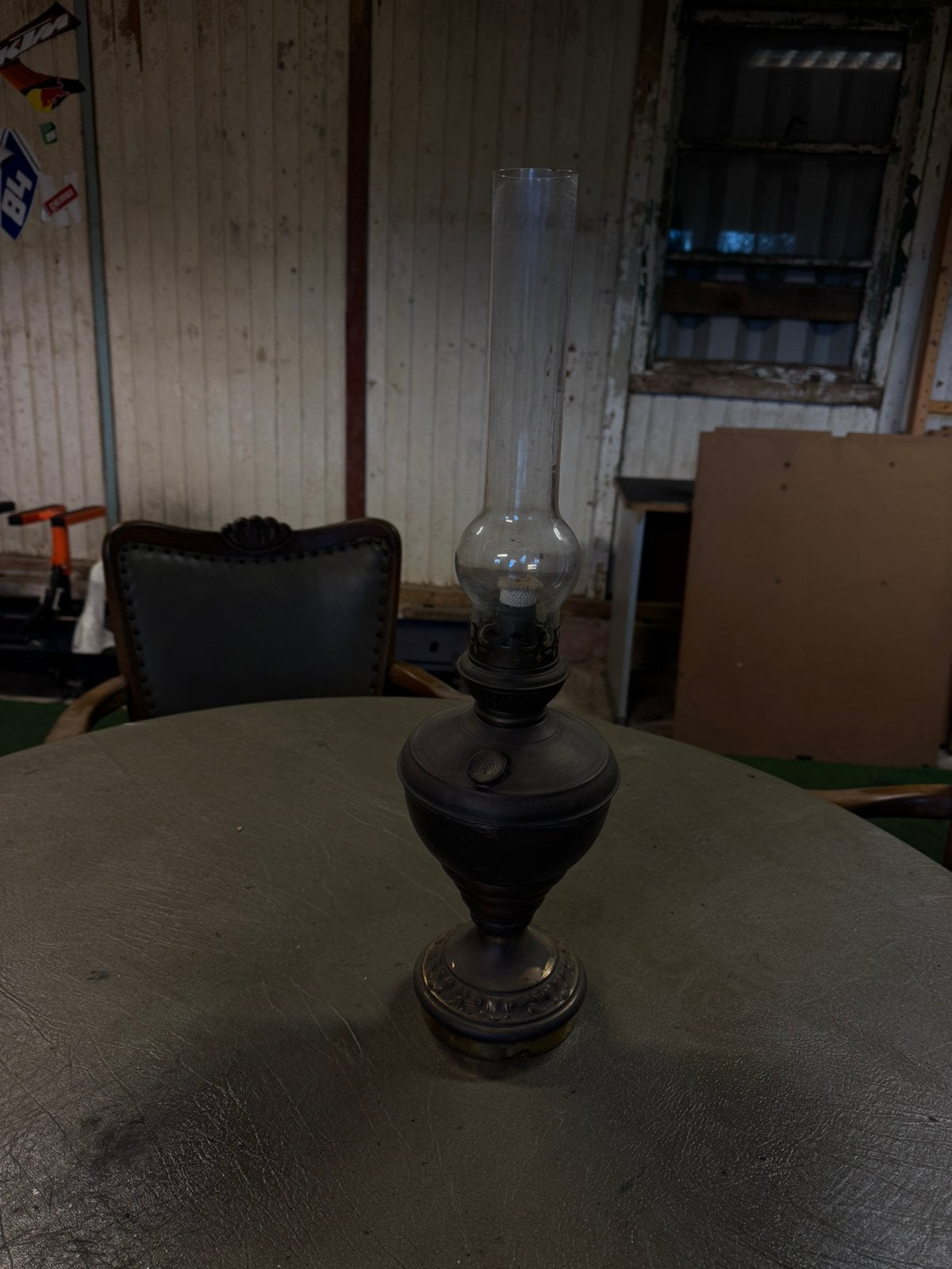 Olie lamp | Antiek, Ophalen of Verzenden, Gebruikt