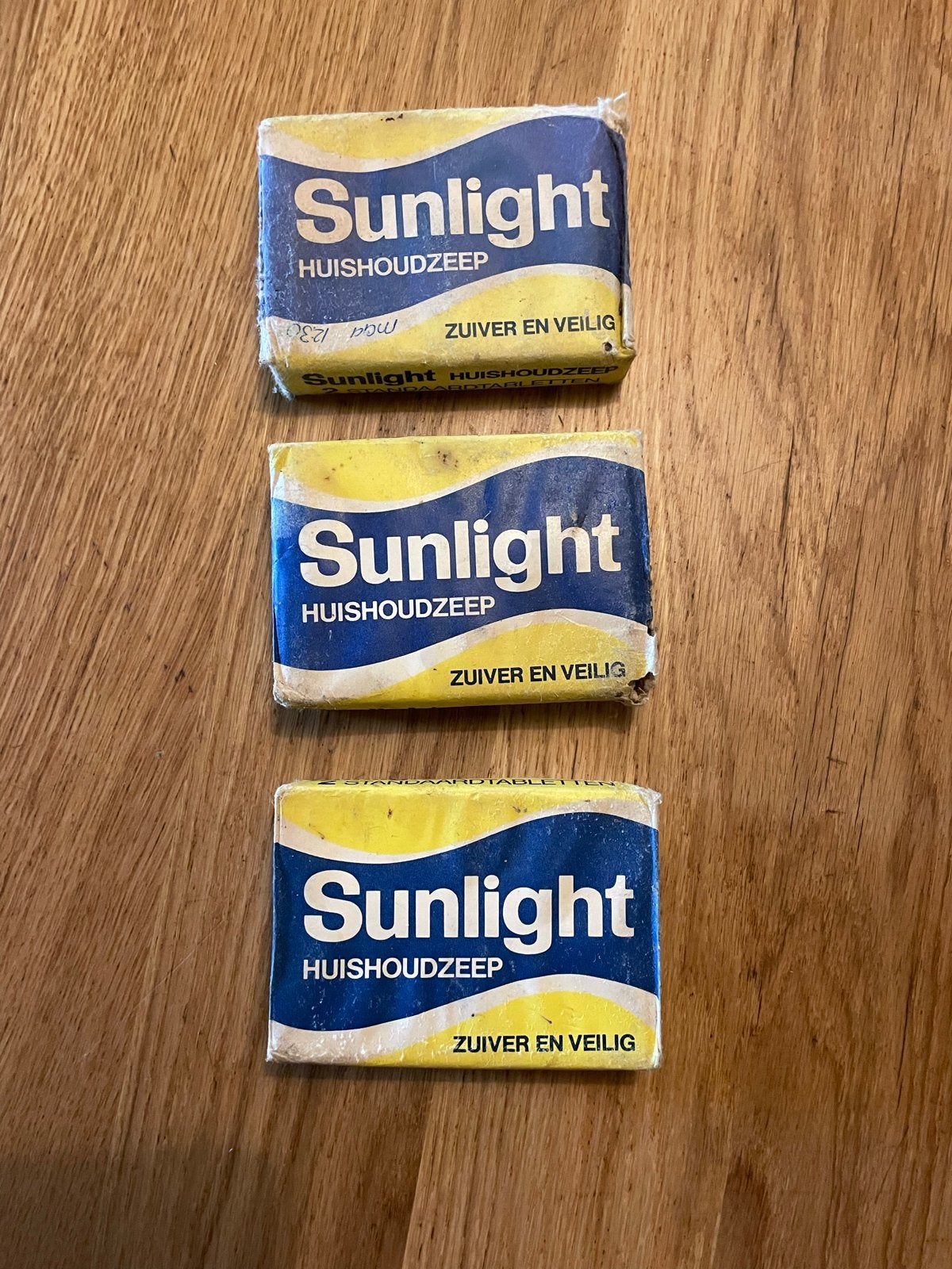 3x Vintage Sunlight Huishoudzeep - Ongeopend, Ophalen