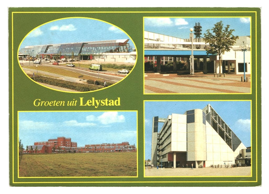 42445 Lelystad 80+ Flevoland Gelopen met Postzegel, Verzamelen, Ophalen of Verzenden, 1980 tot heden, Gelopen, Flevoland