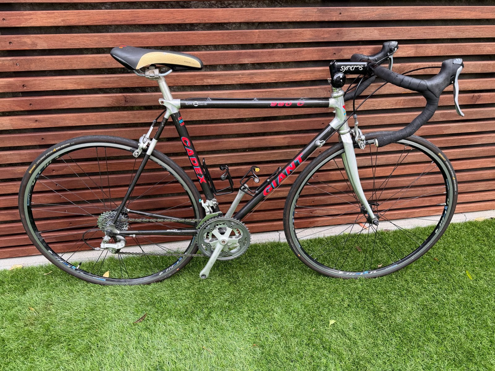 Giant Cadex 980C racefiets - Shimano 105 - 55cm, Gebruikt, Carbon, 10 tot 15 versnellingen, Velgrem