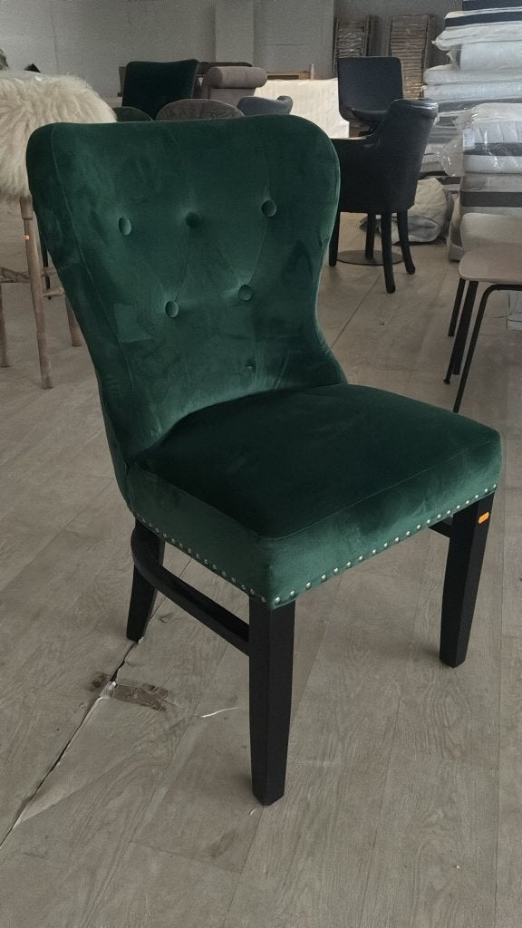 Richmond Interiors Stoel – Hotel Chique Groen Fluweel, Ophalen, Overige kleuren, Nieuw, Eén