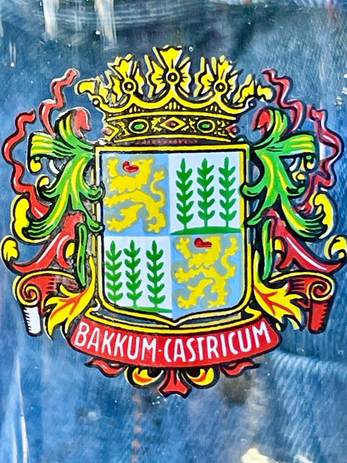 Bakkum-Castricum Bierglas - Uniek Verzamelobject, Ophalen of Verzenden