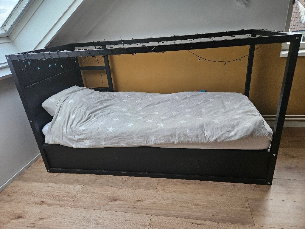 Ikea bed 90x200, Ophalen, Gebruikt, 90 cm, Eenpersoons