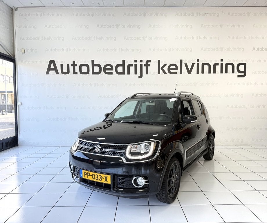 Suzuki Ignis 1.2 Stijl Bovag Garantie Automaat (bj 2017), Stof, Gebruikt, 4 cilinders, Zwart