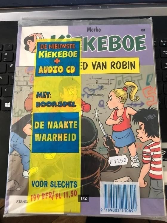 De hoed van Robin met bijlage kiekeboe 88 r1, Eén stripboek, Ophalen of Verzenden, Zo goed als nieuw