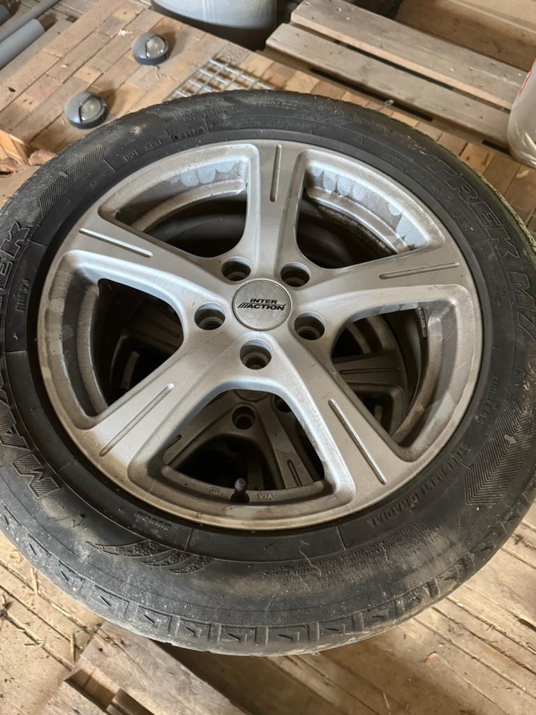 Inter Action Velgen met 215/55R16 93H Banden, Ophalen of Verzenden, Gebruikt