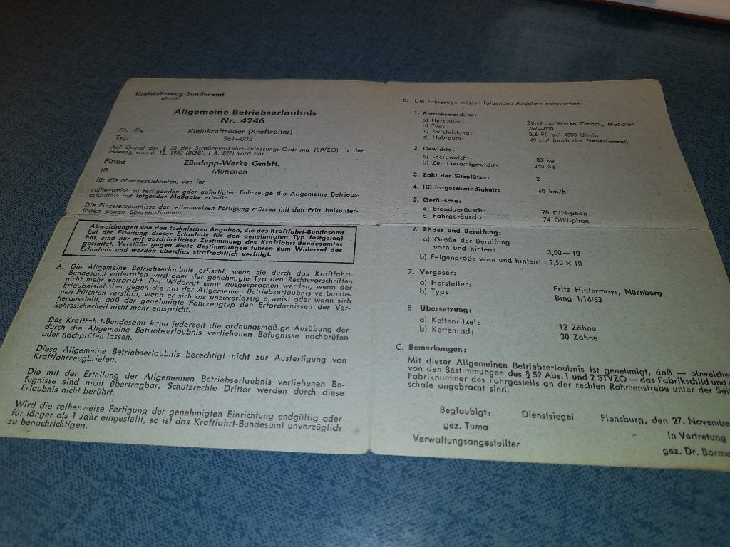 Zundapp roller 50, Ophalen, Gebruikt, Overige typen