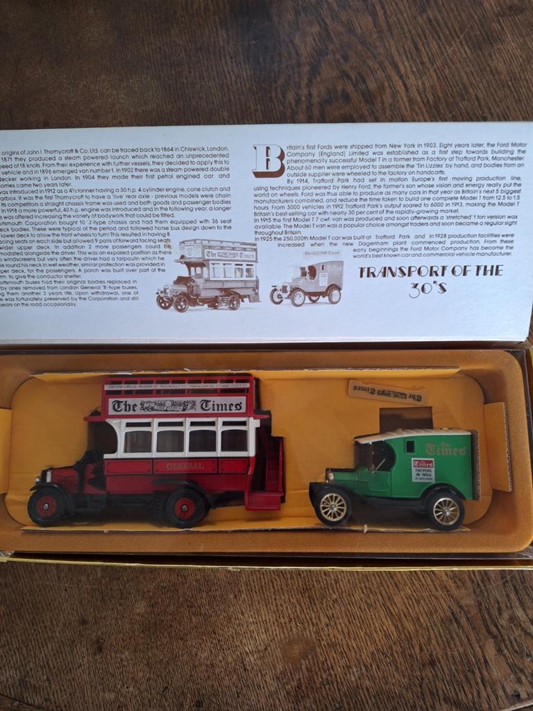 Corgi Transport of the 30's in originele doos, Ophalen of Verzenden, Zo goed als nieuw, Bus of Vrachtwagen