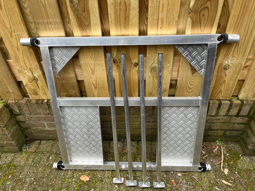 Nieuw Handgemaakte King Size visplateau aluminium handmade, Watersport en Boten, Hengelsport | Witvissen, Ophalen, Nieuw, Overige typen
