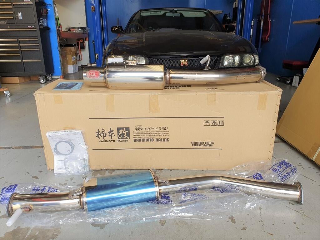 Kakimoto N1+REV uitlaat + Skyline R33 GT-R GTR GTST GTS-T, Ophalen of Verzenden
