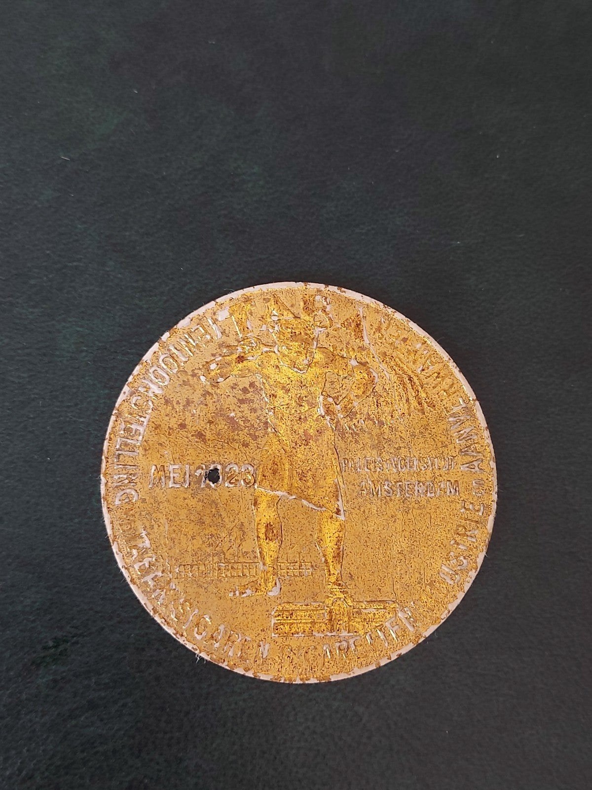 Sluitzegel Tabak Tent. TABA 1923 Paleis voor Volksvlijt, Verzenden, Gebruikt, Reclamebord