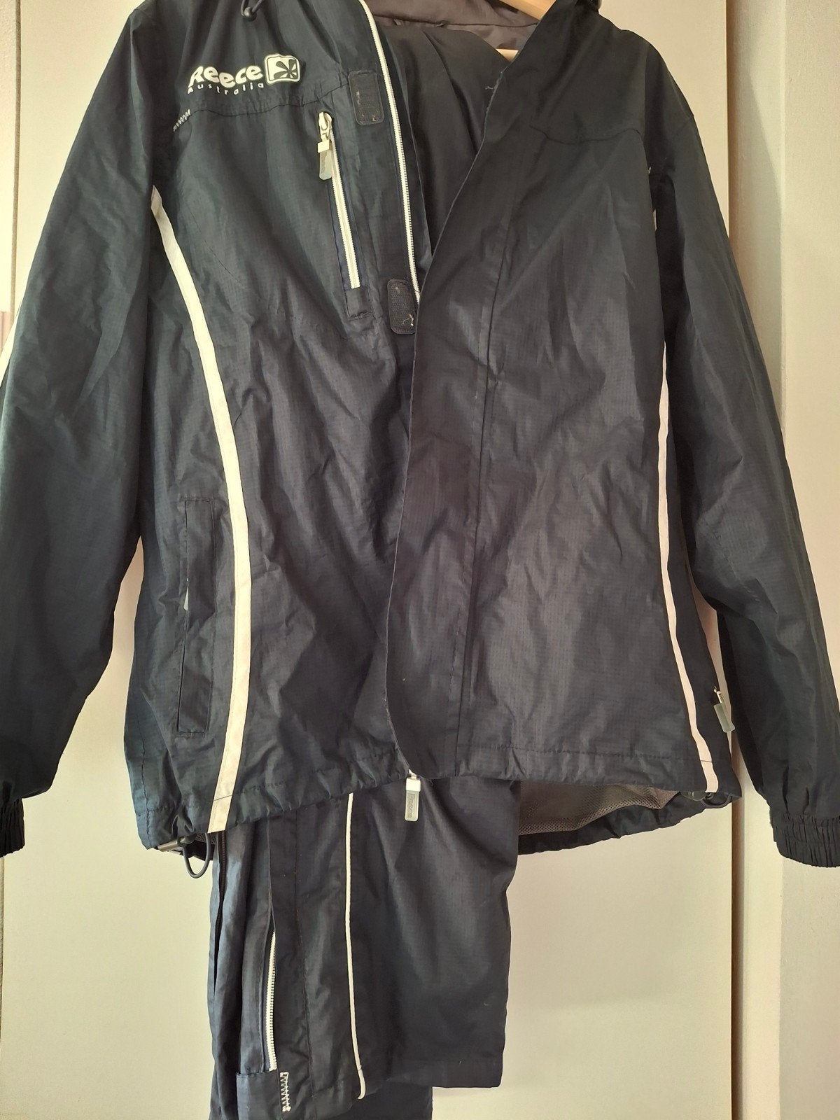 Reece Regenjas en Regenbroek M Donkerblauw, Ophalen of Verzenden, Reece, Gedragen, Maat 48/50 (M)