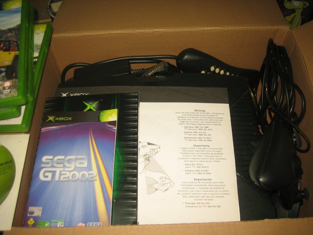 x box original met 6 spellen, Overige genres, 1 speler, Ophalen of Verzenden, Zo goed als nieuw