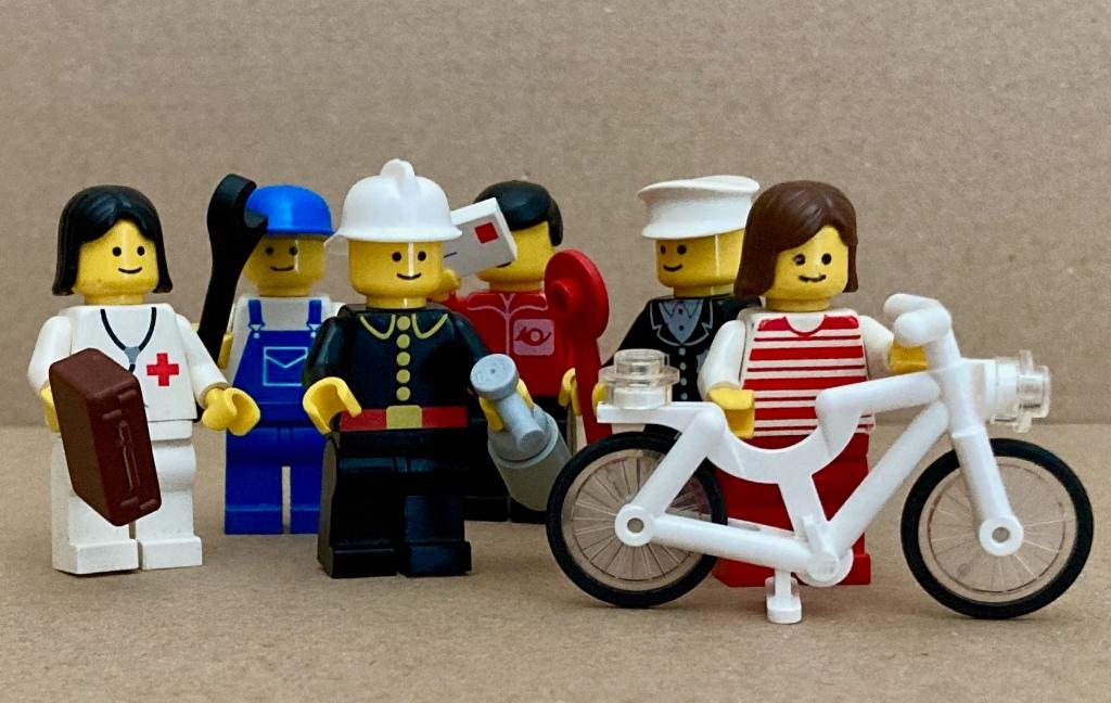 LEGO 6301 Town Mini-Figures, Kinderen en Baby's, Speelgoed | Duplo en Lego, Gebruikt, Lego, Ophalen of Verzenden