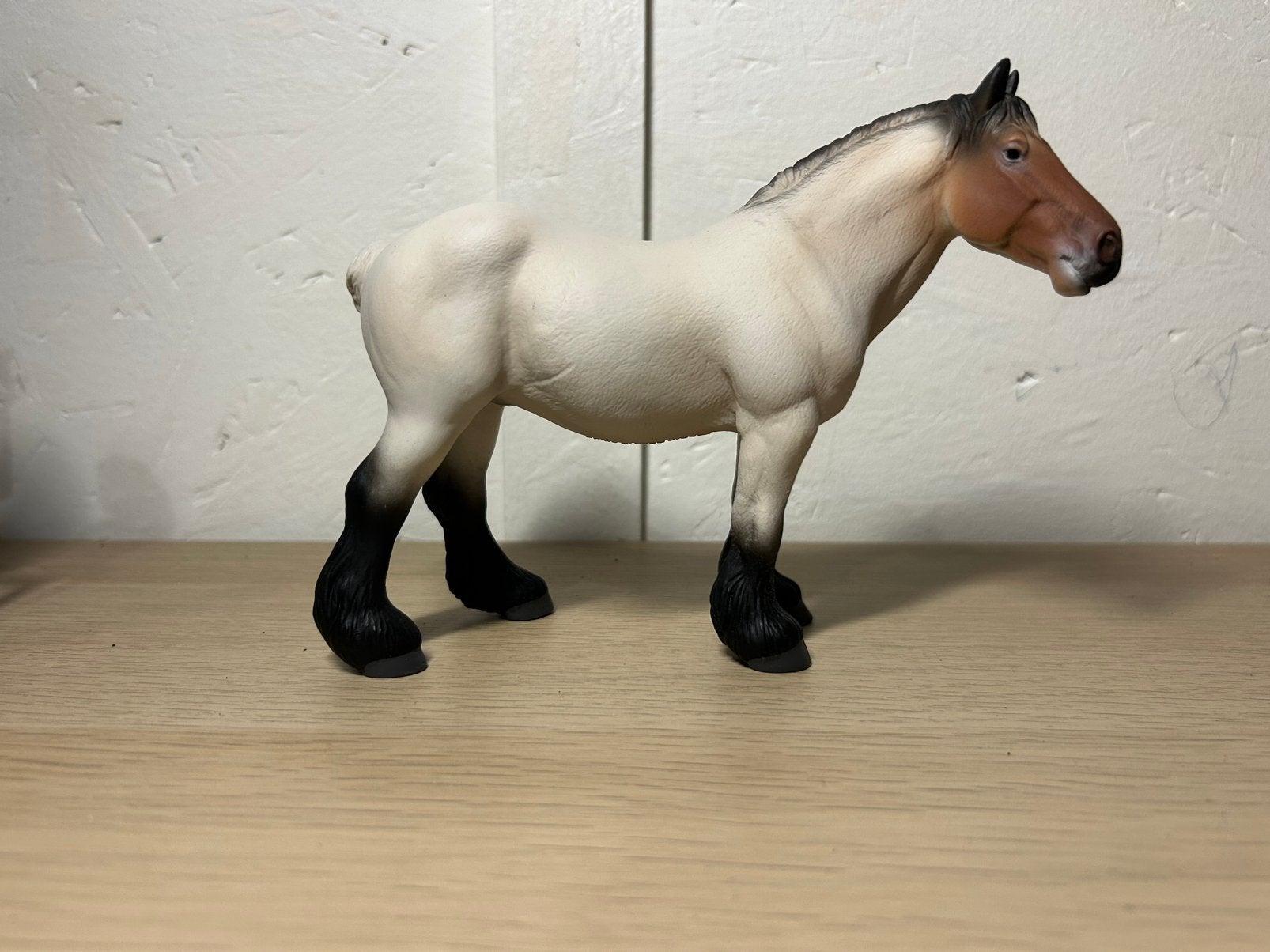 CollectA trekpaard, Ophalen of Verzenden, Zo goed als nieuw, Paard, Beeldje of Figuurtje
