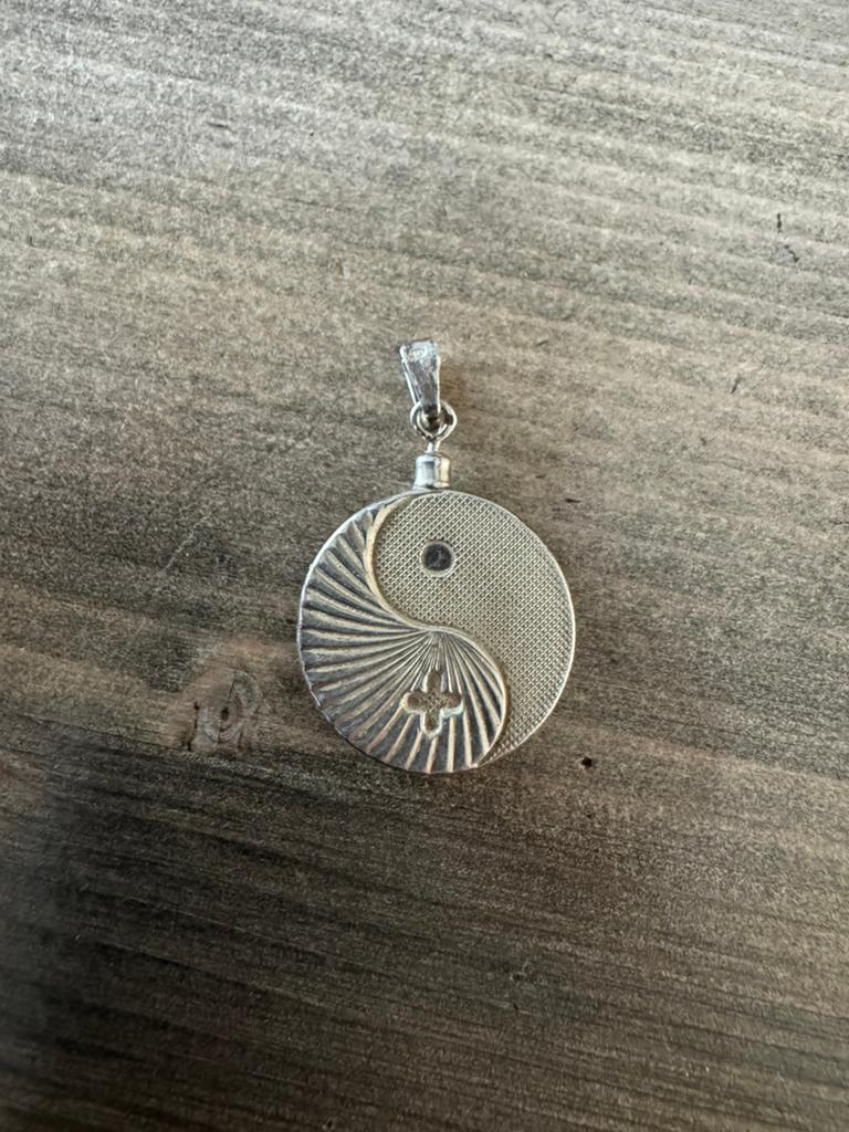 Biostabil hanger zilver 925, Ophalen of Verzenden, Zo goed als nieuw, Zilver
