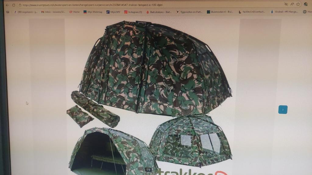 Trakker Tempest 100 Aquatexx EV 1.0 Limited Edition, Ophalen, Zo goed als nieuw