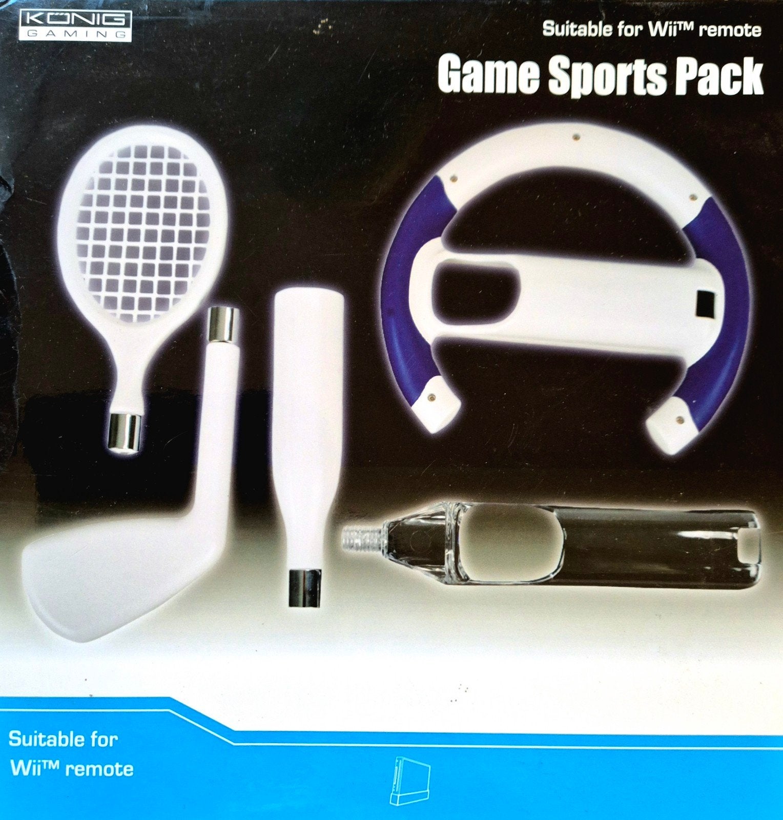 König Gaming Game Sports Pack voor Wii Remote, Spelcomputers en Games, Spelcomputers | Nintendo Wii, Ophalen of Verzenden, Nieuw