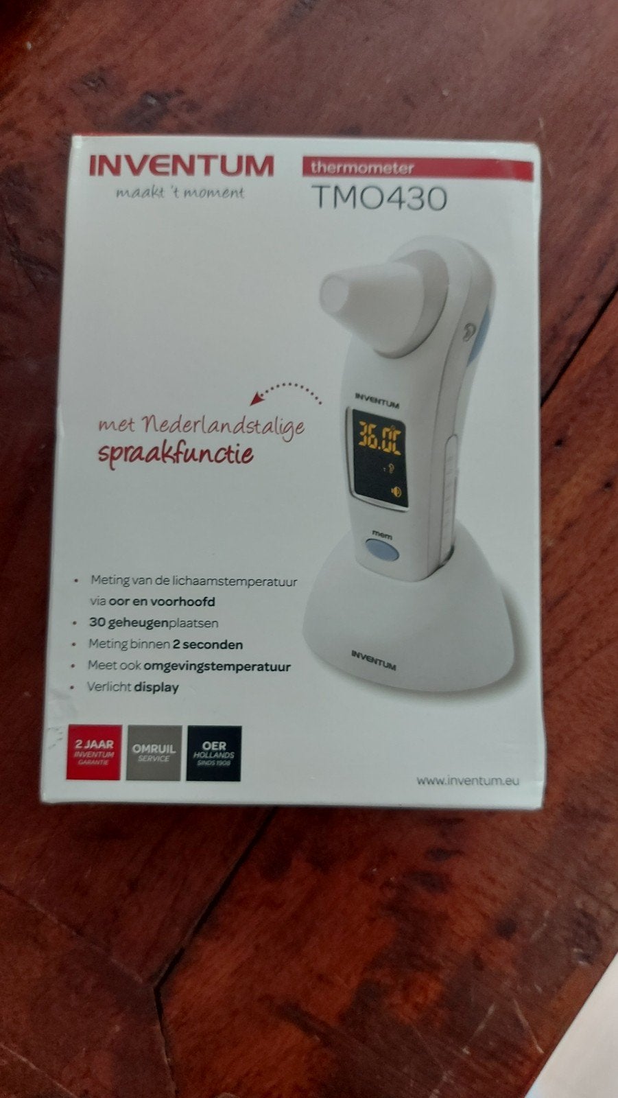 InVentum TMO430 thermometer met spraakfunctie, Ophalen of Verzenden, Nieuw, Overige typen