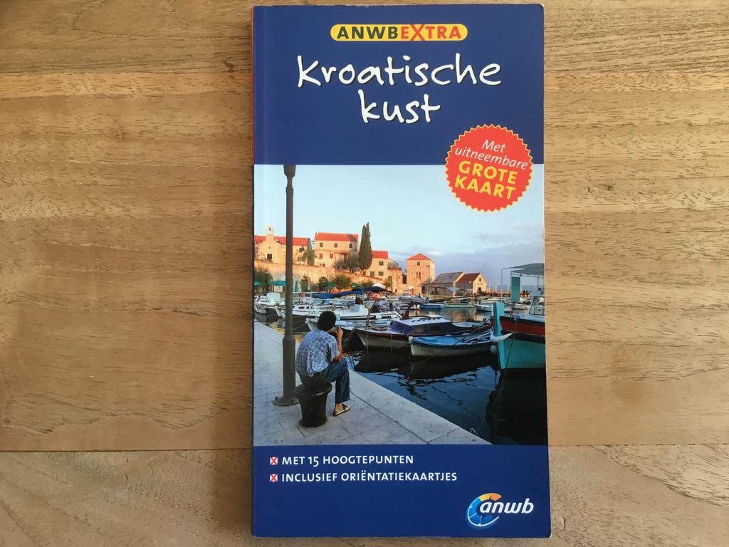 ANWB reisgids - Kroatische kust + kaart., Boeken, Europa, Ophalen of Verzenden, Zo goed als nieuw, Reisgids of -boek