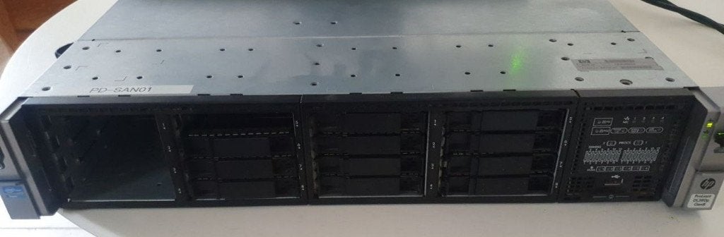 HP DL-380 Gen 8 storageserver, Ophalen, 2 tot 3 Ghz, 32 GB, Hot swappable onderdelen