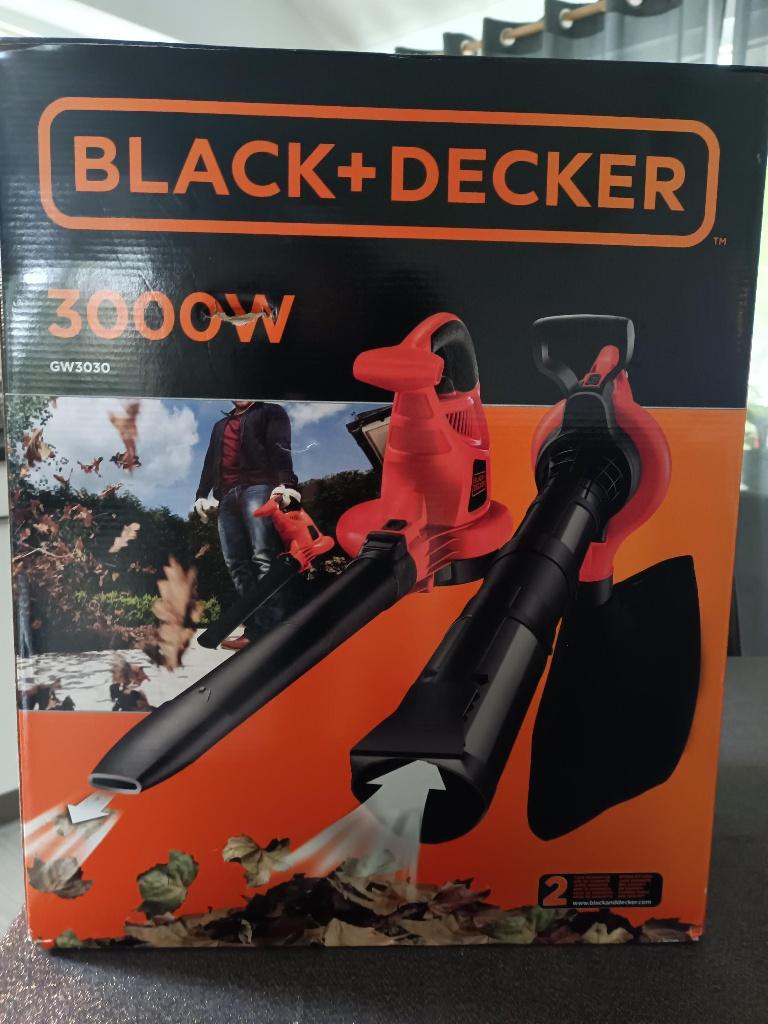 Bladblazer, Black & Decker, nieuw in doos!!, Tuin en Terras, Bladblazers, Nieuw, Handgedragen, Elektrisch, Met opvangzak, Met zuigfunctie